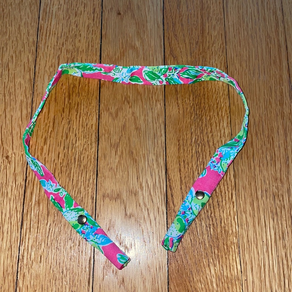 Lilly Pulitzer croakies / sunglasses strap holder